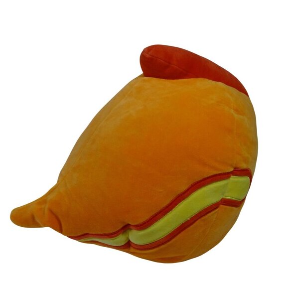 Squishmallows Kellytoy Nichelle the Parasaurolophus Orange Plush Stuffed Toy - Picture 4 of 7